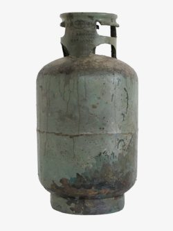 煤气瓶旧天然气罐高清图片