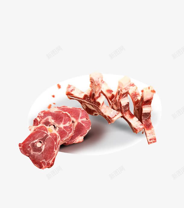 进口新西兰羊肉png免抠素材_新图网 https://ixintu.com 海报素材 清真 火锅食材 羊蝎子