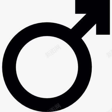男性的标志图标图标