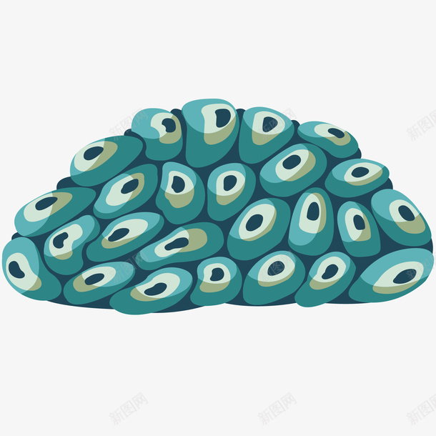 蓝色珊瑚插图矢量图ai免抠素材_新图网 https://ixintu.com 夏季 孤立 海洋 珊瑚礁 自然 蓝色珊瑚设计插图 还是植物 矢量图