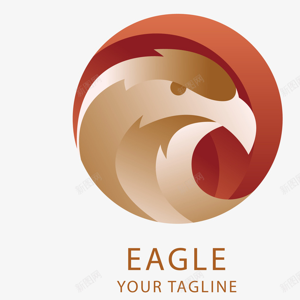 eaglelogo矢量图图标ai_新图网 https://ixintu.com PNG免抠图下载 凶狠 动物 商业 商标 老鹰 矢量图