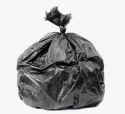 塑胶袋创意黑色垃圾袋高清图片