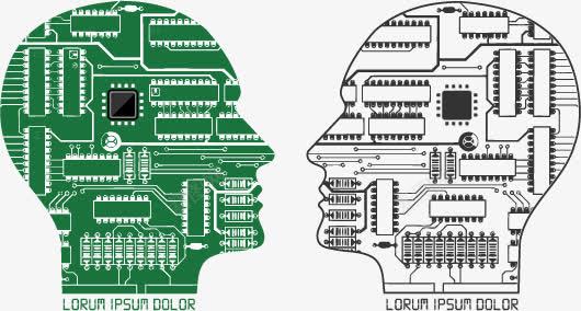 人的大脑png免抠素材_新图网 https://ixintu.com 大脑 头部 接线图 智能大脑 机器人 电路板
