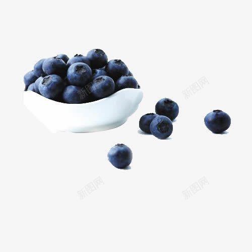 蓝莓的秘密png免抠素材_新图网 https://ixintu.com 养生 抗衰老 水果 深蓝色