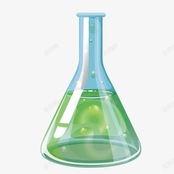 蓝色烧杯png免抠素材_新图网 https://ixintu.com 冒泡 化学 学习 实验 烧杯 玻璃 蓝色