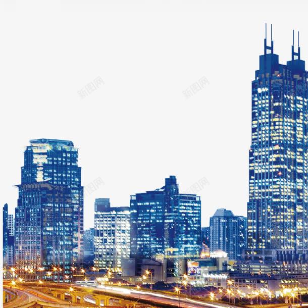 城市元素png免抠素材_新图网 https://ixintu.com 城市 夜景 摄影 高楼