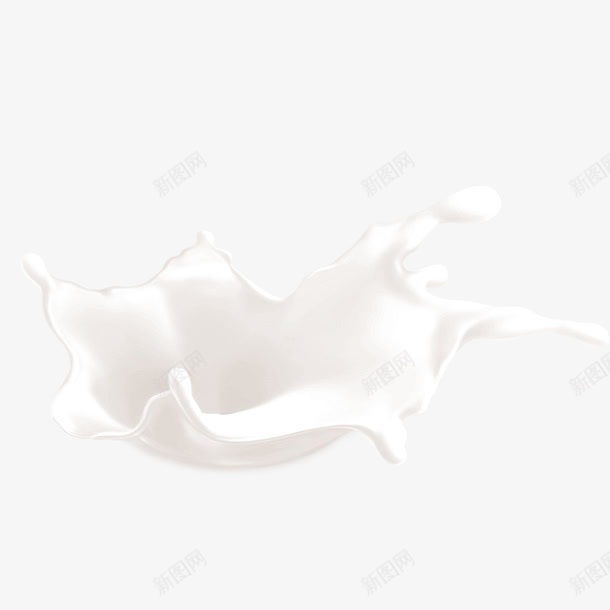白色牛奶液体png免抠素材_新图网 https://ixintu.com 元素 喷溅 液体 牛奶 白色