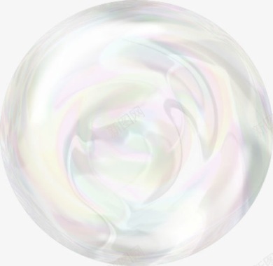 水花图案水花卡通梦幻透明泡泡图标图标