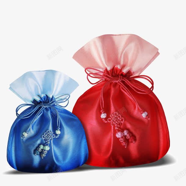 端午节香包png免抠素材_新图网 https://ixintu.com 口袋 端午节 红色 蓝色 香包 香包福平安袋 香包装饰