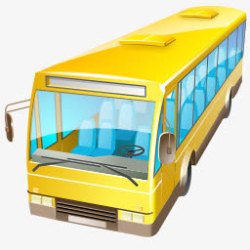 公共汽车运输公共汽车图标高清图片