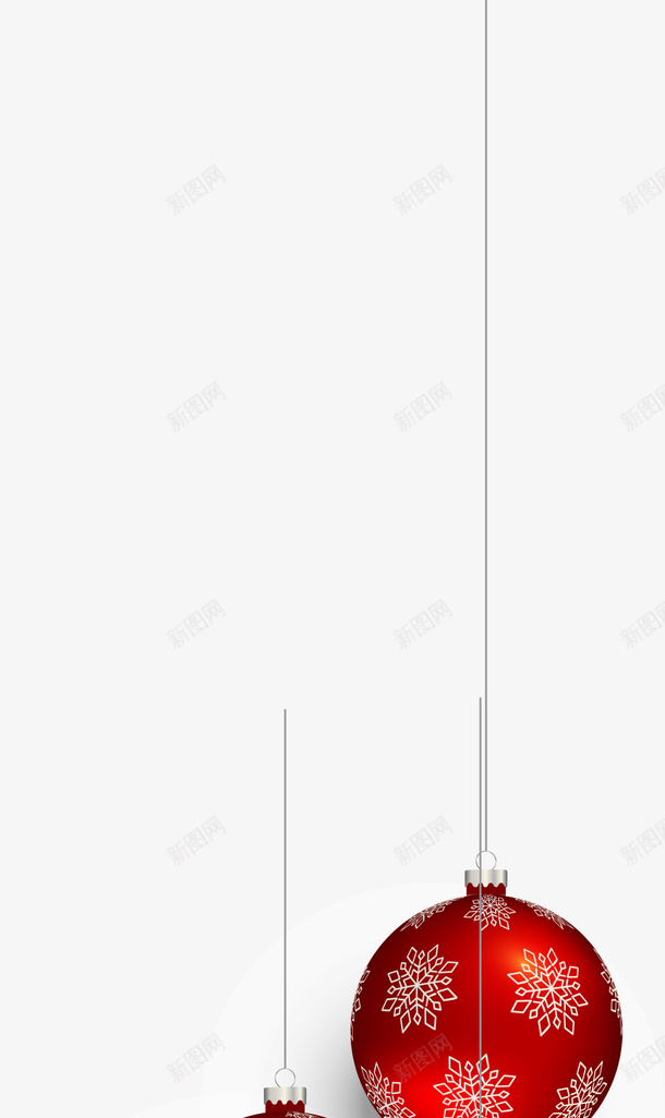 圣诞节红色圣诞球png免抠素材_新图网 https://ixintu.com 三颗圣诞球 喜庆 圣诞球挂饰 圣诞球装饰 圣诞节挂饰 红色圣诞球