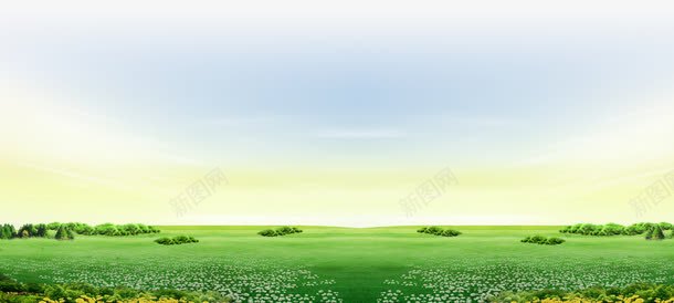 草原背景psd免抠素材_新图网 https://ixintu.com 化妆美容 天空 海报设计 淘宝素材 美容 草 草原 装饰 风景