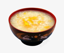广式传统粥品番薯粥素材