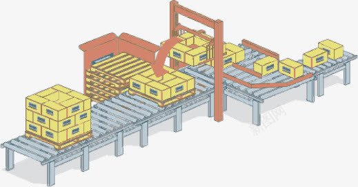 工厂装箱流程png免抠素材_新图网 https://ixintu.com 工厂运作 装箱流程 货运公司