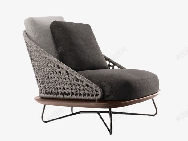 靠背椅子的png免抠素材_新图网 https://ixintu.com 产品 坐躺椅子 家具 抱枕 躺椅 面料特性