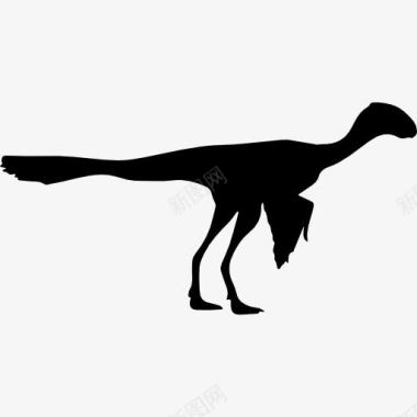 恐龙始祖鸟的形状图标图标