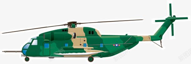 写实军用直升机png免抠素材_新图网 https://ixintu.com 写实直升机 大型直升飞机 手绘军用直升机 迷彩直升机