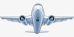 飞机涡轮巨大喷气式飞机插画高清图片