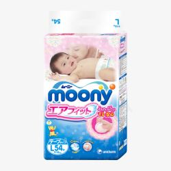 尤妮佳纸尿裤moony婴儿纸尿裤高清图片