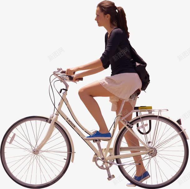 骑自行车的短裙女孩png免抠素材_新图网 https://ixintu.com 女孩 短裙 自行车