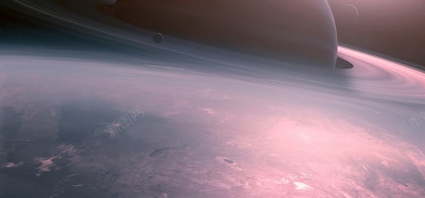 大气星河宇宙jpg设计背景_新图网 https://ixintu.com 大气层 山川 星球