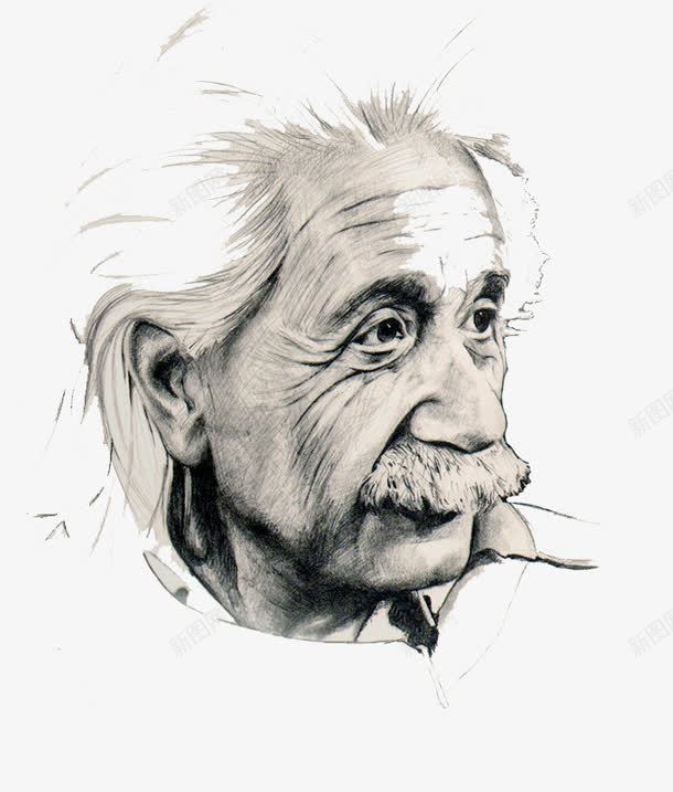 爱因斯坦画像png免抠素材_新图网 https://ixintu.com 免扣素材 广告设计 手绘爱因斯坦 爱因斯坦 爱因斯坦素材