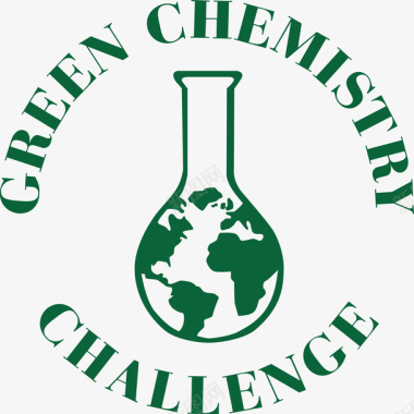绿色环保化学图标图标