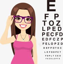 眼睛保健操近视眼视力表高清图片