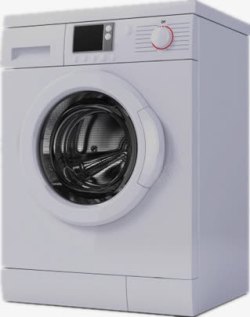 白色的洗衣机素材