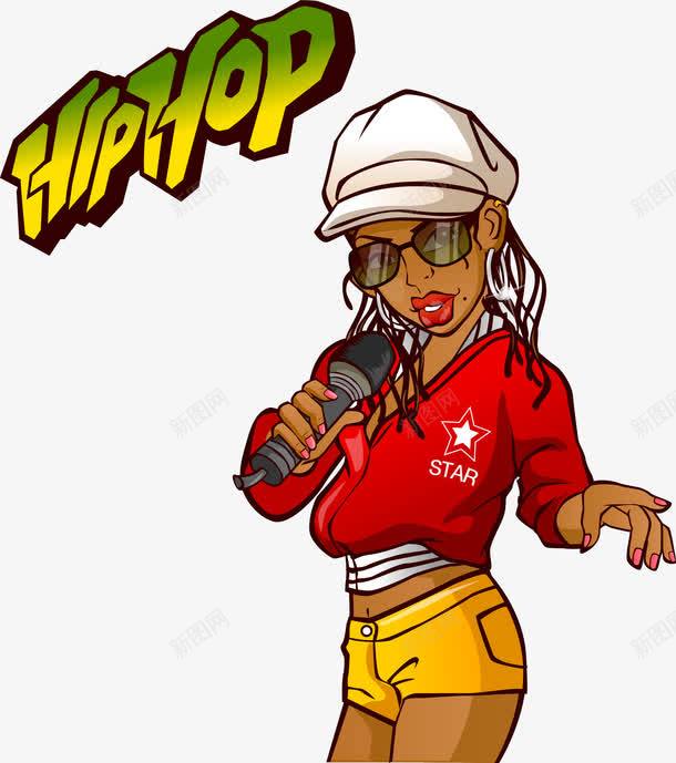 卡通嘻哈黑人歌手png免抠素材_新图网 https://ixintu.com AI 卡通 唱歌 嘻哈舞 歌手 臃 街舞 街舞字体 街舞艺术字 黑人
