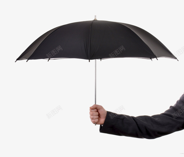黑色雨伞png免抠素材_新图网 https://ixintu.com 产品实物 拿着雨伞的人 雨伞 黑色