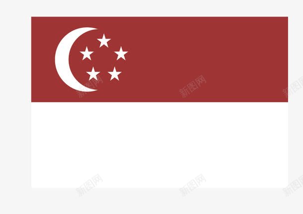 新加坡国旗png免抠素材_新图网 https://ixintu.com 国旗 新加坡国旗 矢量国旗 矢量素材