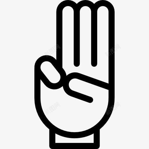 签下LenguageP图标png_新图网 https://ixintu.com 姿势 手 手势 手指 耳聋 表情符号