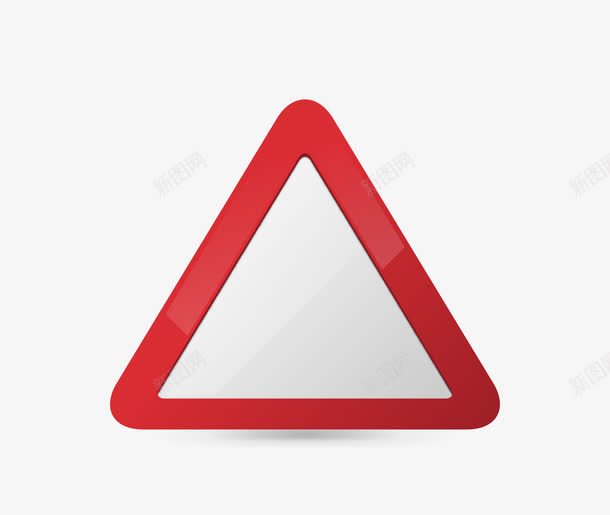 红色预警图标png_新图网 https://ixintu.com icon 三角形 停车收费 图标 红色警示牌 红色预警 警示牌 预警图标