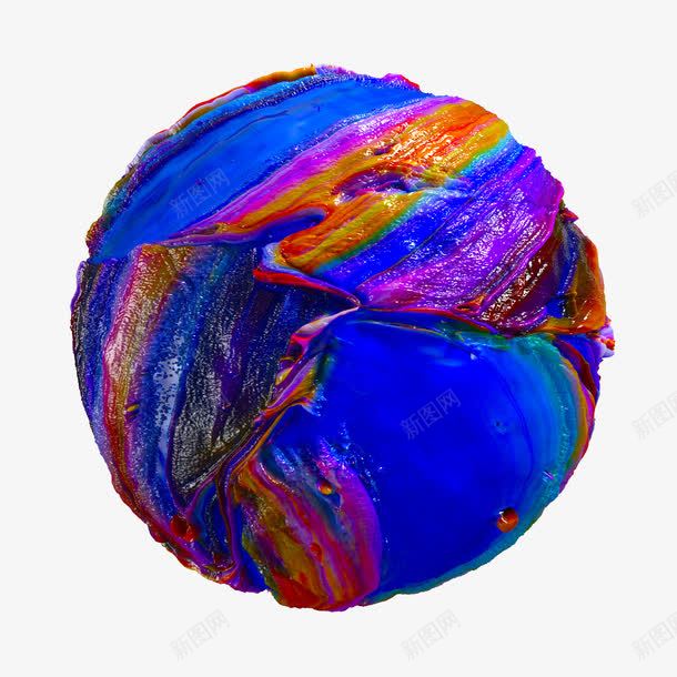 创意球形抽象画png免抠素材_新图网 https://ixintu.com 创意地球 创意球形 创意球形抽象画 彩球 抽象画 油画地球 球形 绚丽多彩