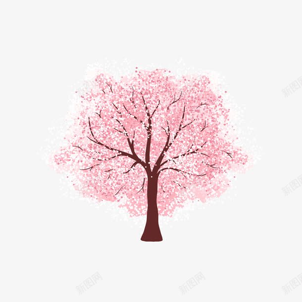 树png免抠素材_新图网 https://ixintu.com 树 植物 樱花树