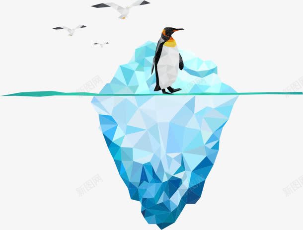 冰岛上的企鹅png免抠素材_新图网 https://ixintu.com 企鹅 冰岛 卡通企鹅 小岛 小岛屿 岛屿 矢量企鹅