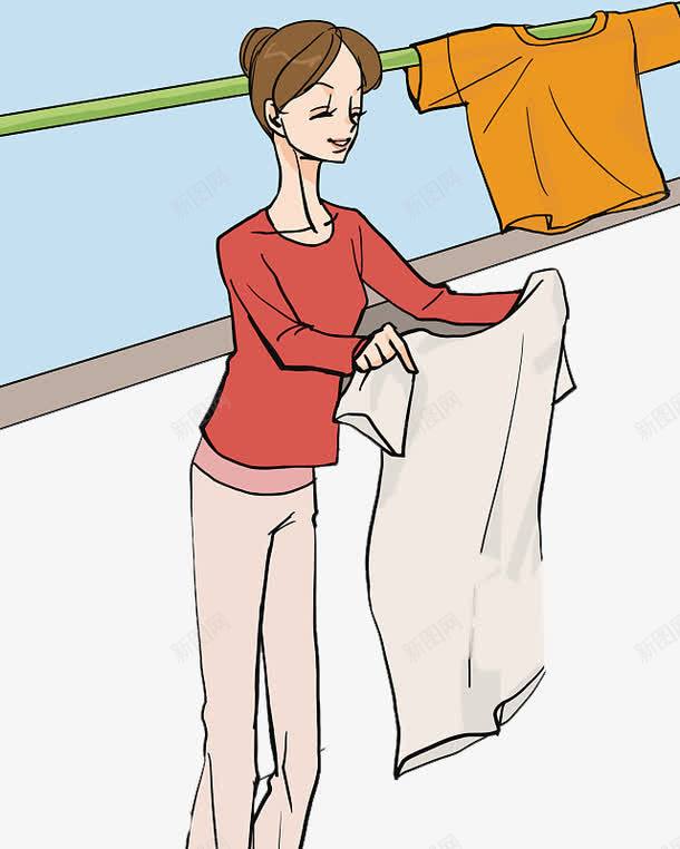洗衣服的妇女形象png免抠素材_新图网 https://ixintu.com 家庭妇女形象 平面 打扫卫生 扫尘 扫掉身上的尘土 清洁 除尘