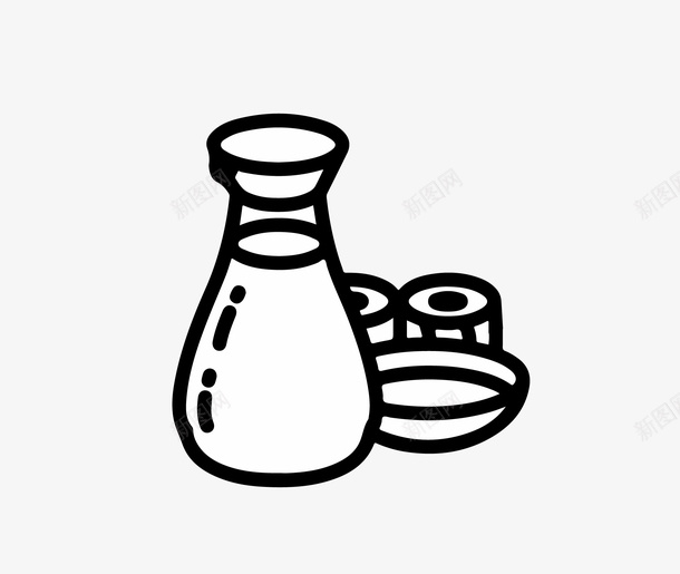 食品调料瓶矢量图图标ai_新图网 https://ixintu.com ai格式 icon 图标 打酱油 瓶 碗 调料瓶 酱油 酱油瓶 食品瓶 矢量图