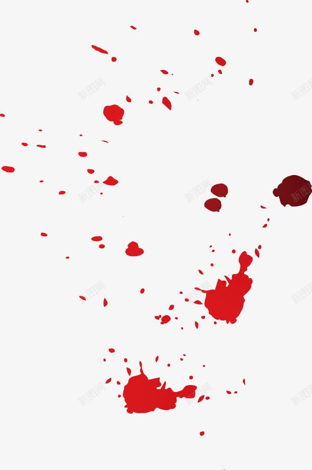 泼洒的血点png免抠素材_新图网 https://ixintu.com 泼洒血液 液体 矢量png 红色液体 血液 血迹