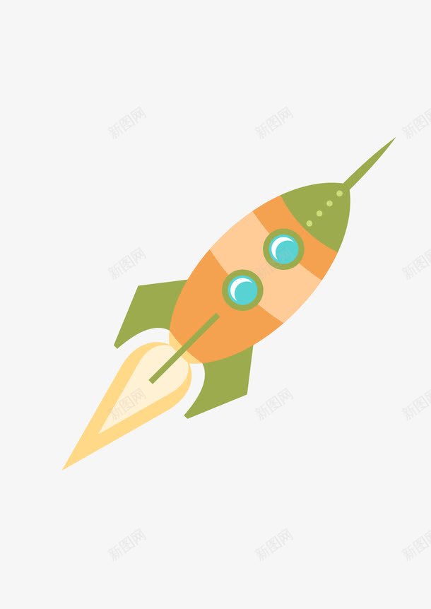 火箭png免抠素材_新图网 https://ixintu.com 发射 插画 火箭 航天 航空 飞行 飞速行驶