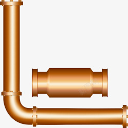 水管材料弯管不锈钢材料水管矢量图高清图片