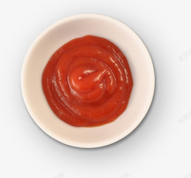 盘子里的番茄酱png免抠素材_新图网 https://ixintu.com 番茄酱 盘子 装饰 食材