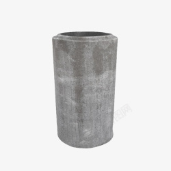 圆形柱子灰色立起水泥管高清图片
