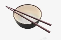 木筷碗筷高清图片