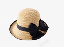 沙滩帽太阳防晒可折叠遮阳帽子高清图片