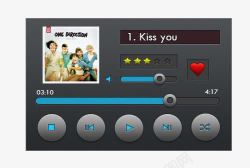播放器ui设计UI音乐播放器用户界面图标高清图片