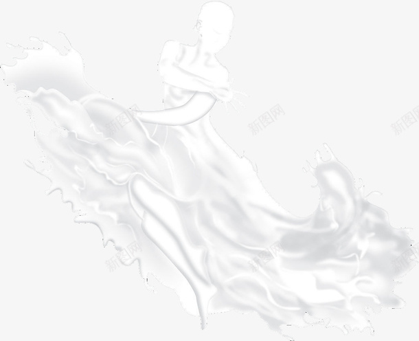 丝滑牛奶波纹png免抠素材_新图网 https://ixintu.com 不规则 丝滑 波纹 牛奶 牛奶波纹 牛奶的波纹 纹路 随意结构