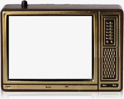旧电视机矢量图素材