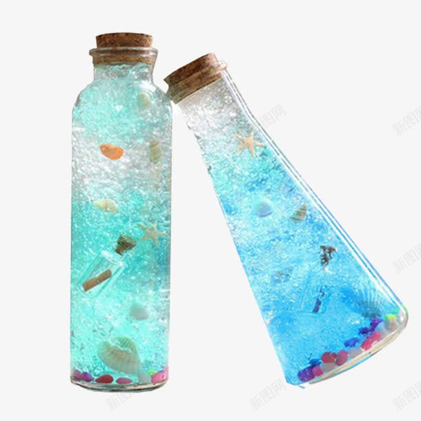 海洋玻璃瓶心愿瓶软塞png免抠素材_新图网 https://ixintu.com 心愿瓶 海洋 特殊造型玻璃瓶 玻璃瓶 软塞
